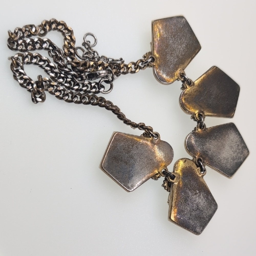 J. Crew Cream and Silver Statement Necklace - Picture 6 of 6